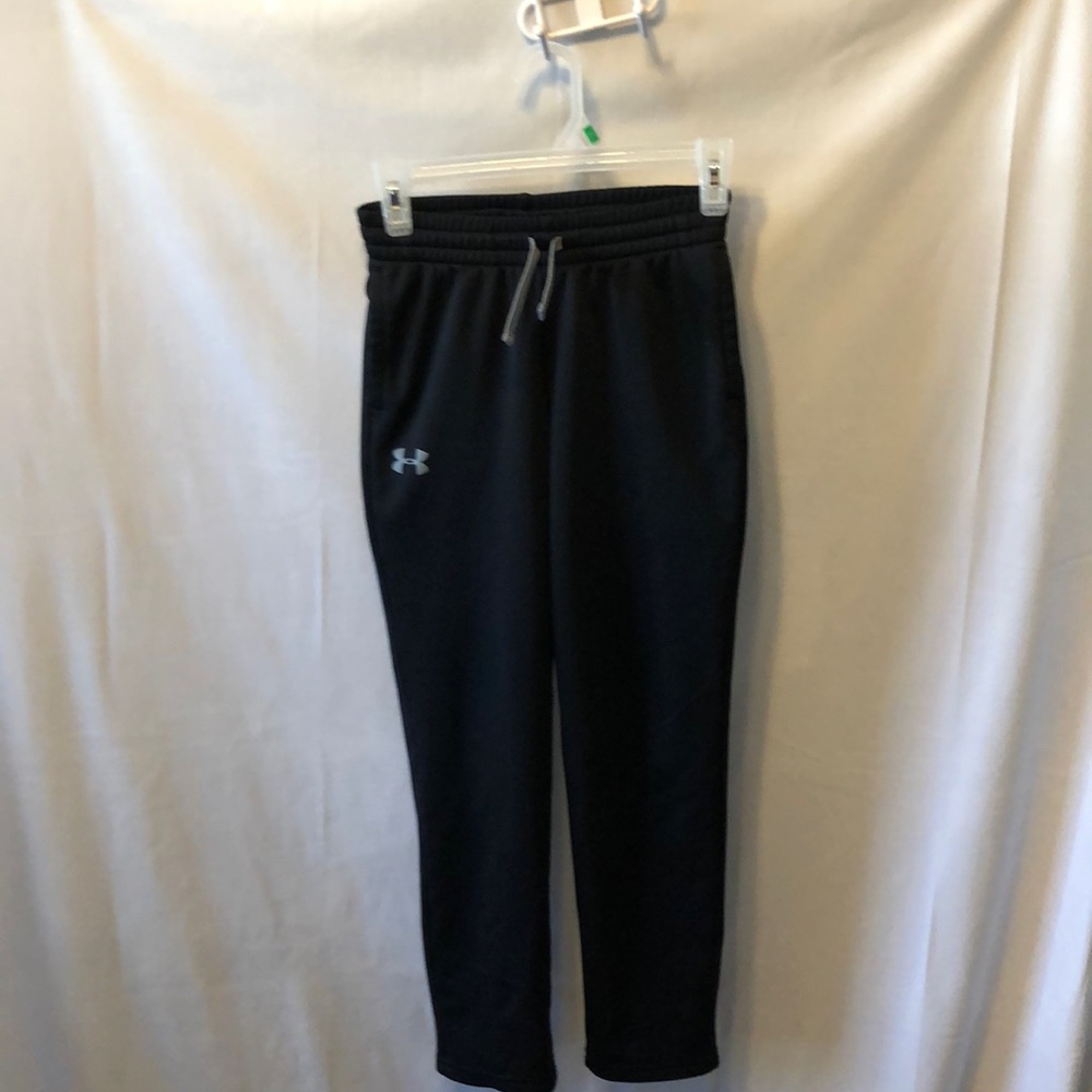 UnderArmour black pant YM cold gear